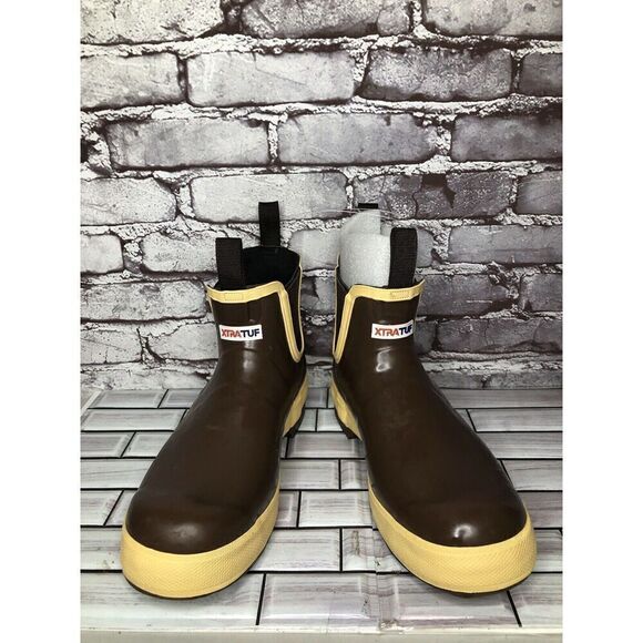 NEW!  Xtratuf Men\'s Brown Commercial Grade Legacy Deck Boots Men Sz 10M US/43EU main image 13
